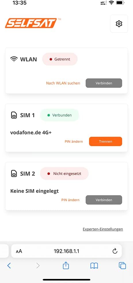 SELFSAT MWR 4550 4G LTE WiFi Router
