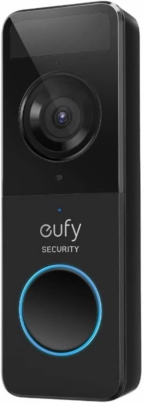 eufy 1080p HD Battery Video Doorbell - Black