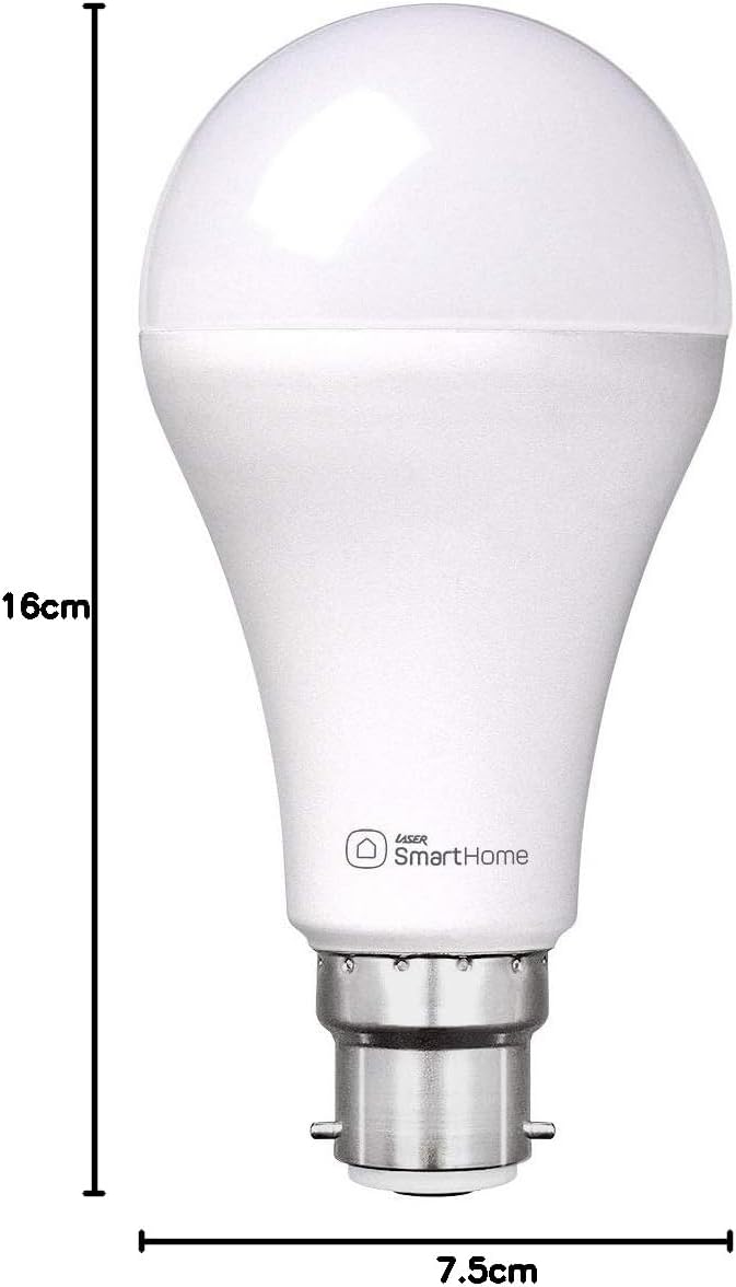 10W B22 Smart LED Bulb WiFi Alexa/Google
