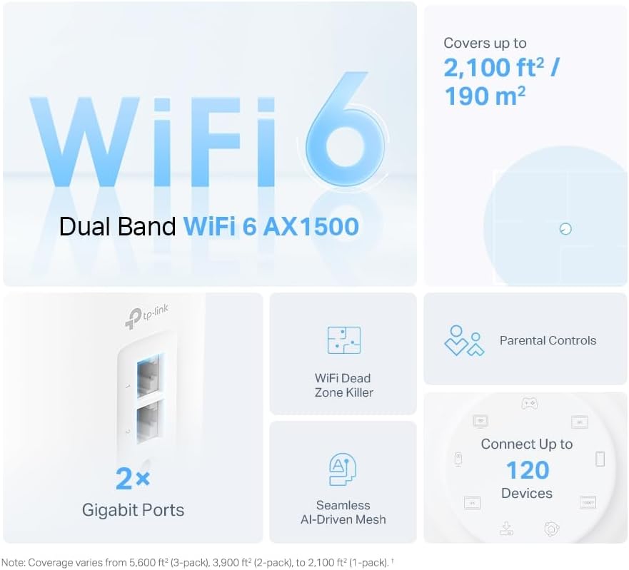 TP-Link Outdoor CPE & Deco X1500 (2-Pack)