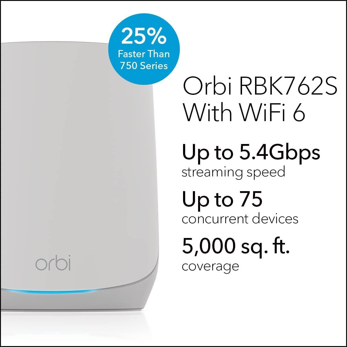 NETGEAR Orbi WiFi 6 Mesh Router 1 Extender