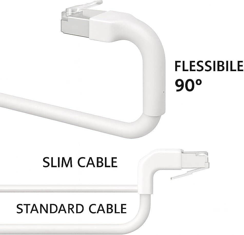 Ewent Cat6A Slim Ethernet Cable 3m Black
