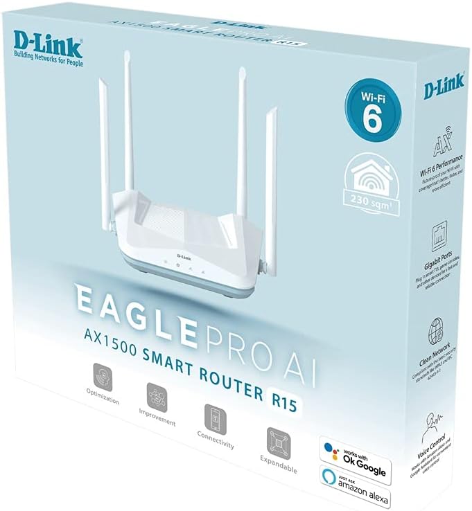 D-Link R15 Eagle PRO AX1500 Smart Router