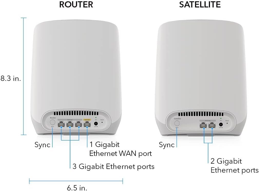 NETGEAR Orbi WiFi 6 Mesh Router 1 Extender
