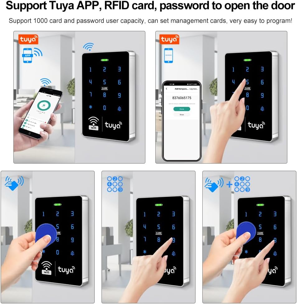 FUSYTULY WiFi RFID Access Control Kit