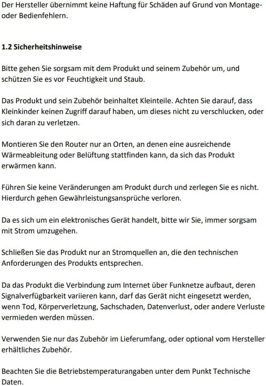 SELFSAT MWR 4550 4G LTE WiFi Router