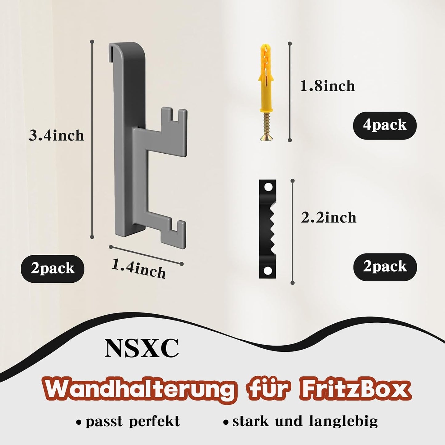 Fritzbox Wall Mount