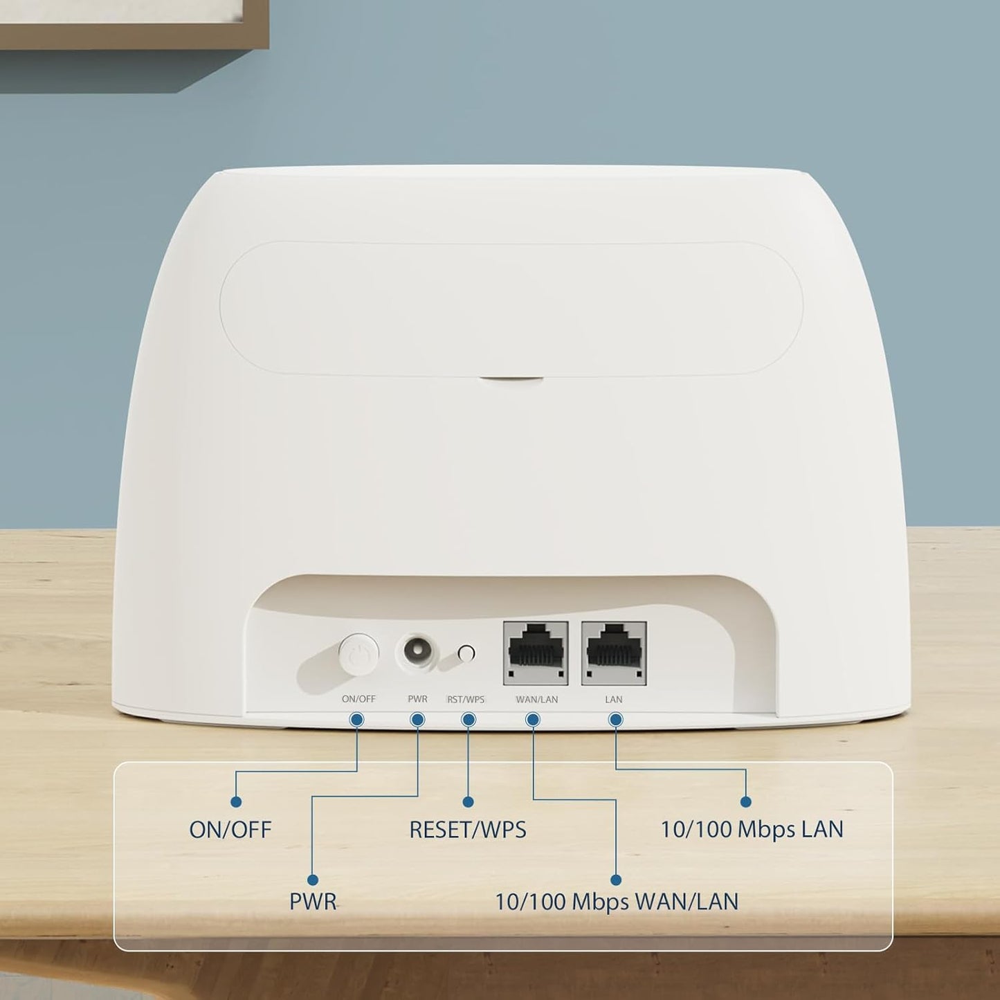 Tenda N300 Wi-Fi 4G LTE Router