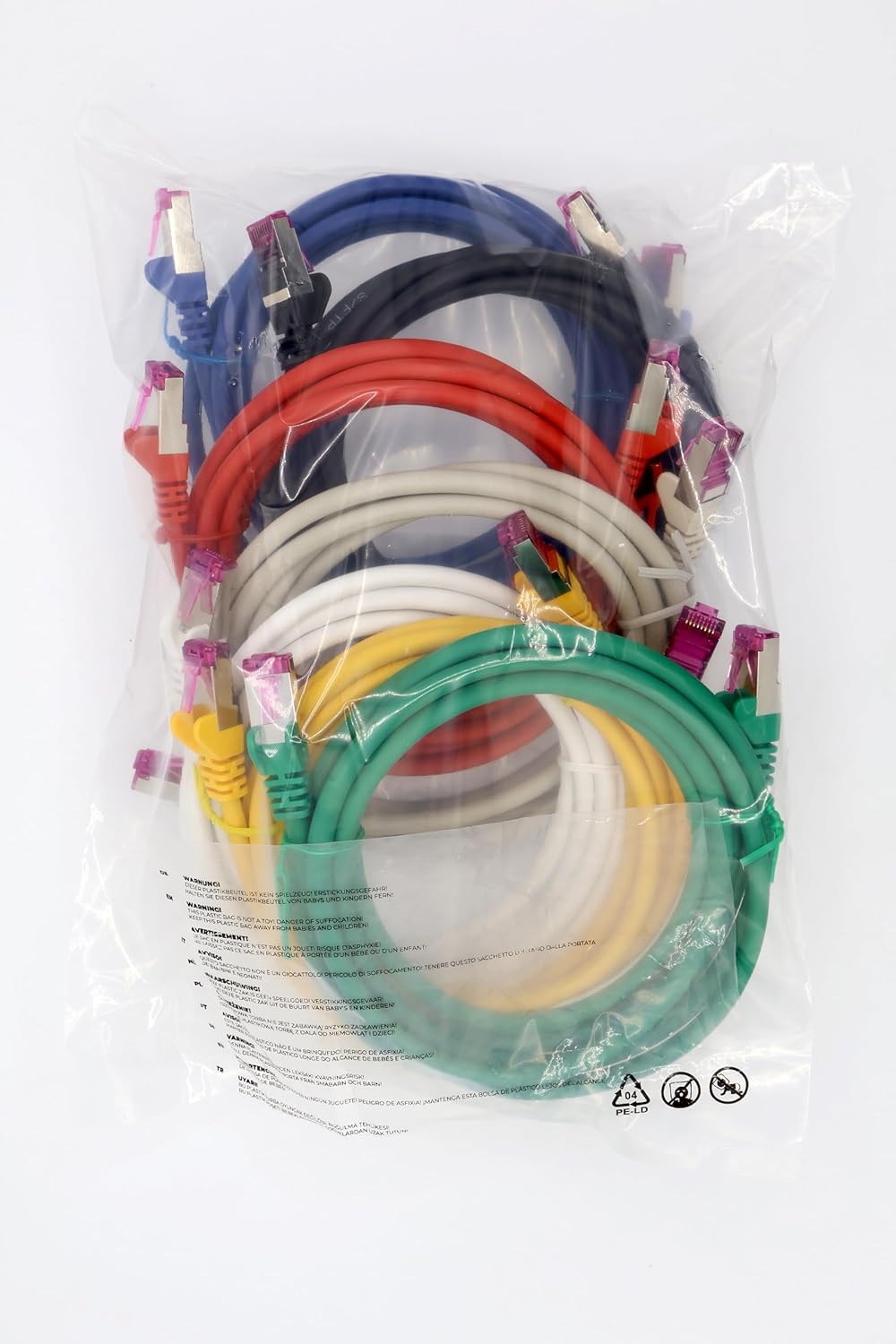 5m CAT6a S-FTP Network Cable Black – 10Gbps