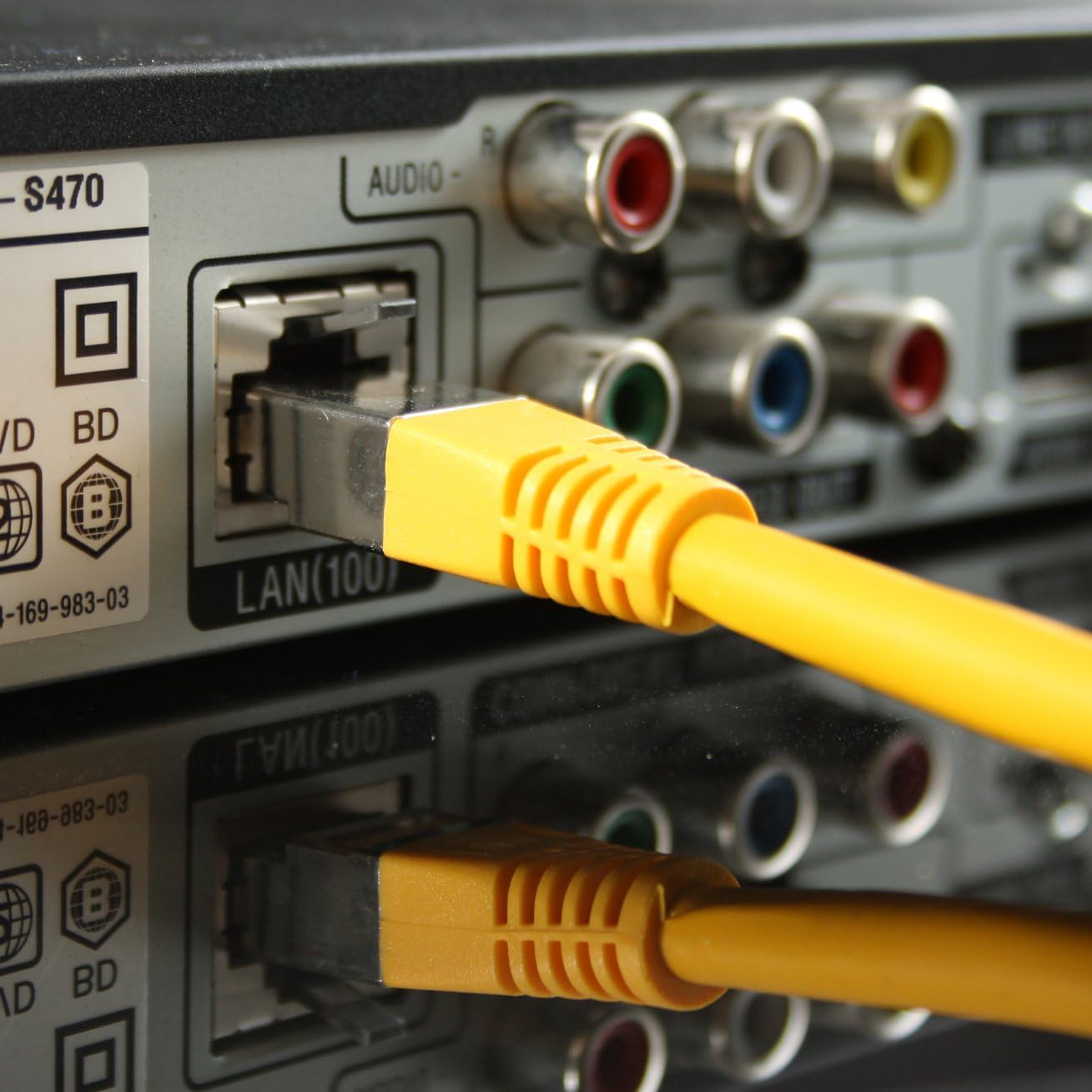 Cat6 Ethernet Cable 0.5m Yellow – 10 pcs