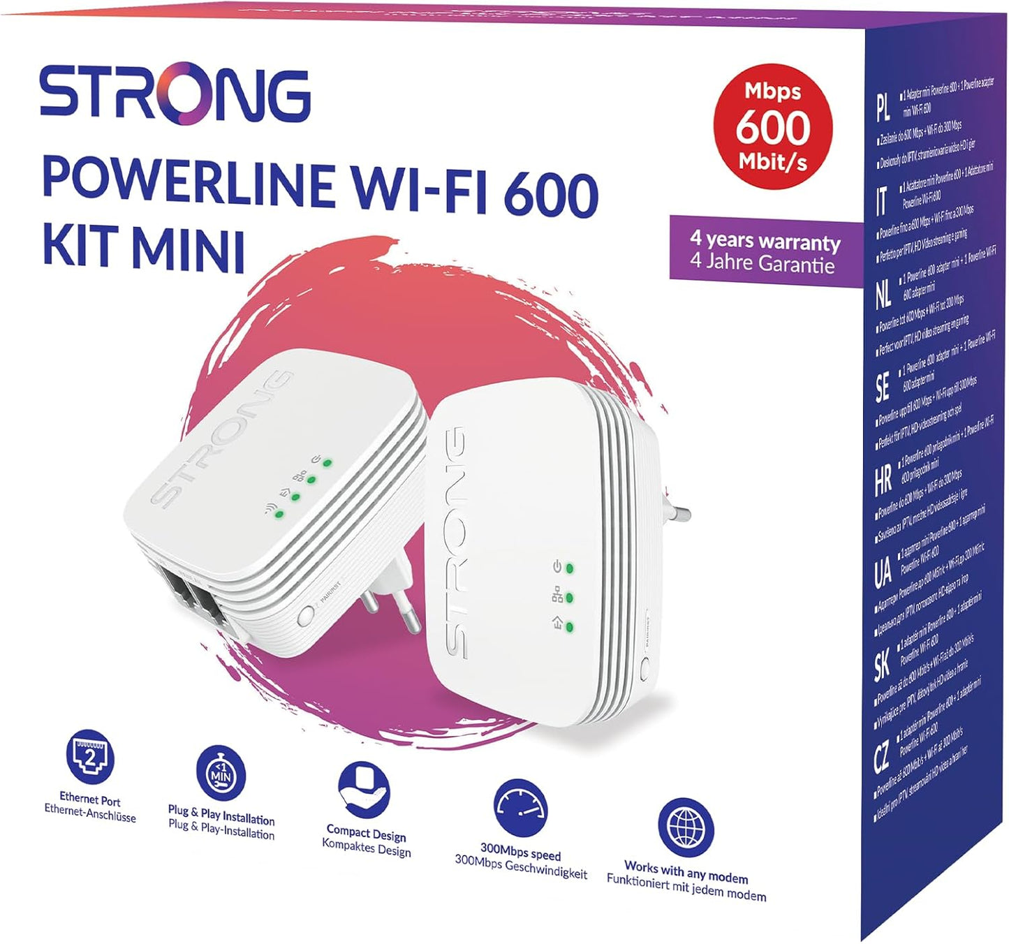 POWERLWF600DUO Mini WiFi 600