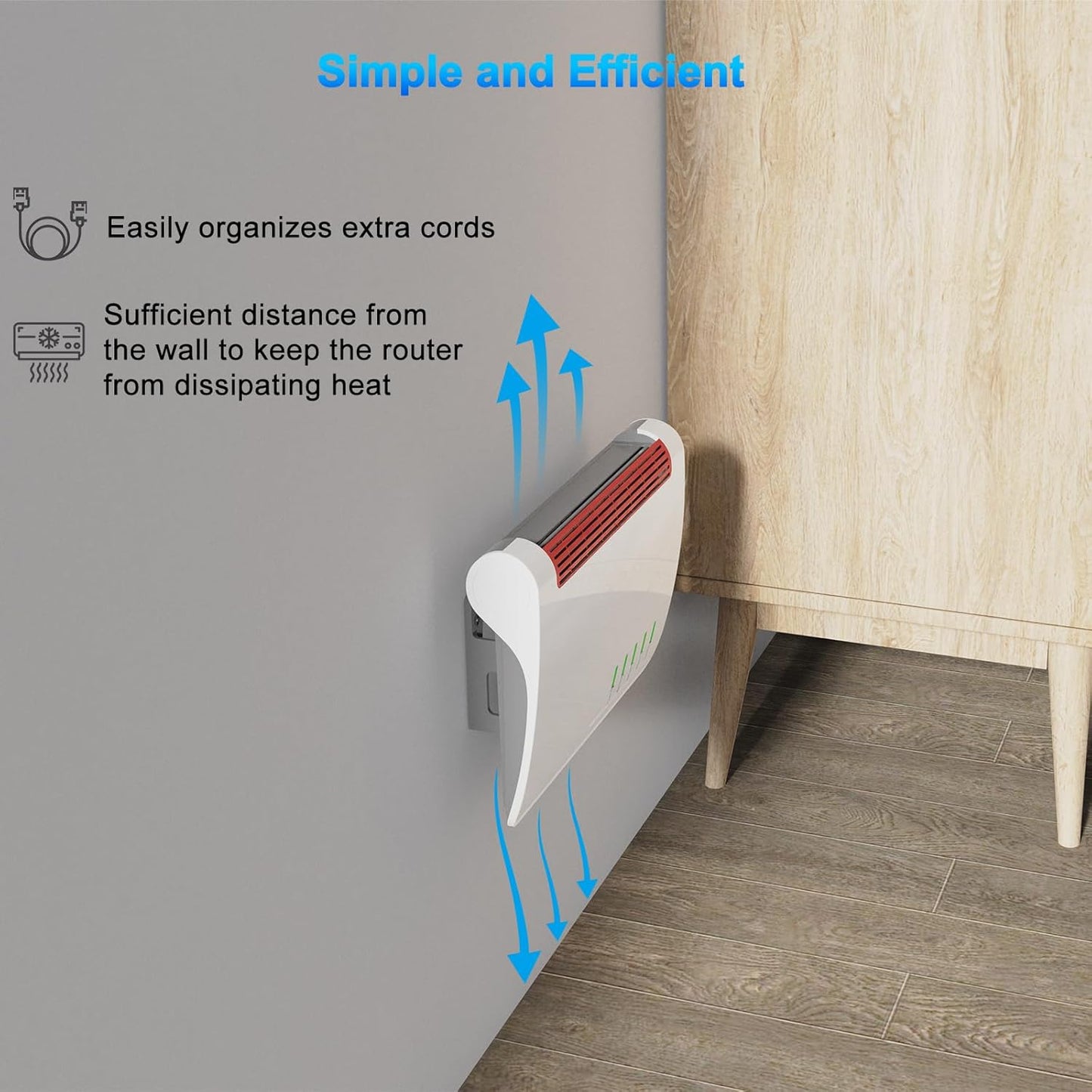 Wall Mount for FritzBox Routers (Grey)