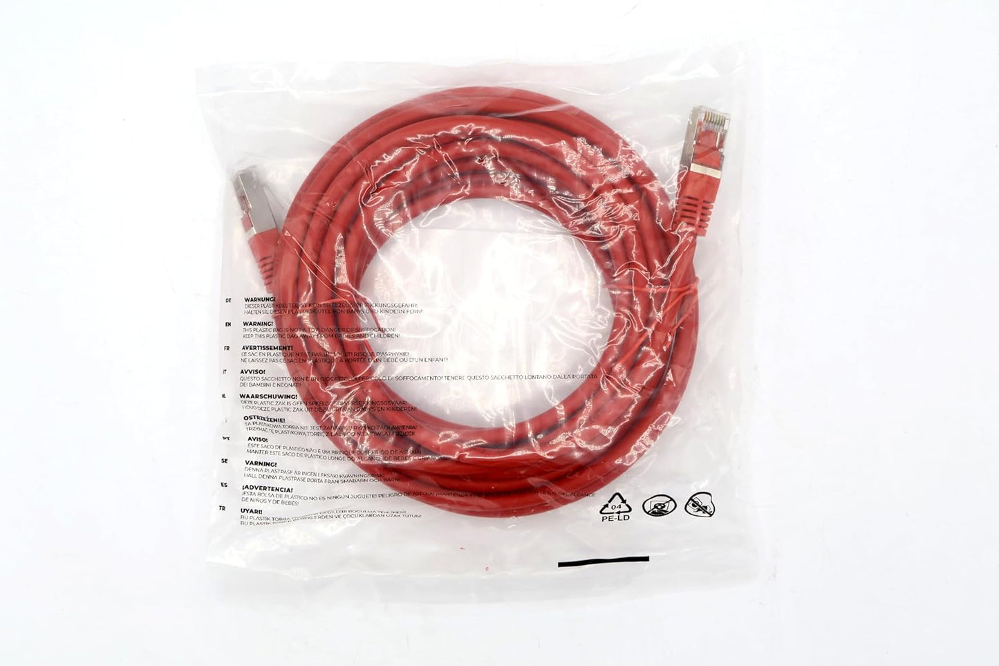 Cat6 Ethernet Cable 0.5m Yellow – 10 pcs