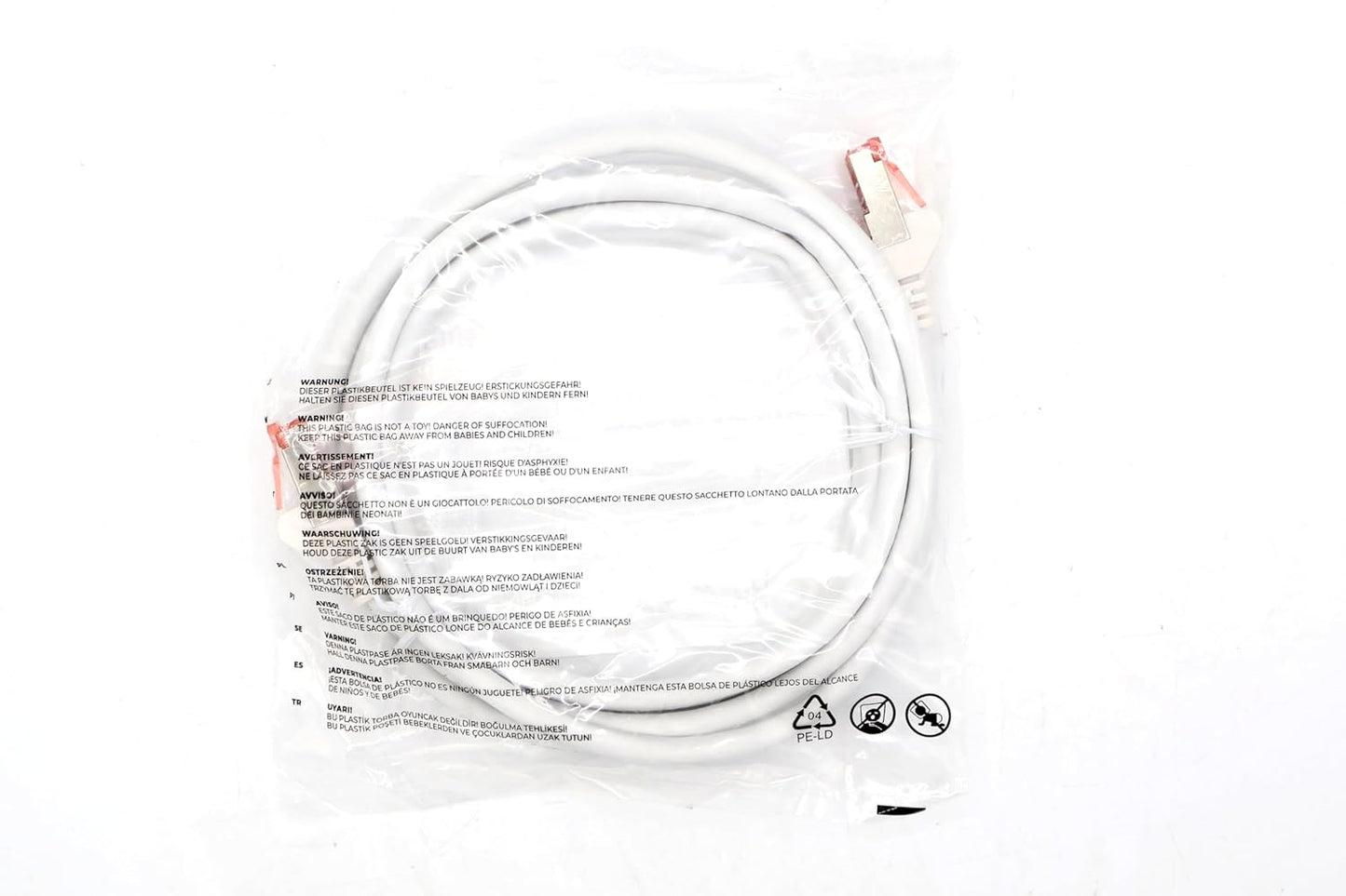 5m CAT6a S-FTP Network Cable Black – 10Gbps