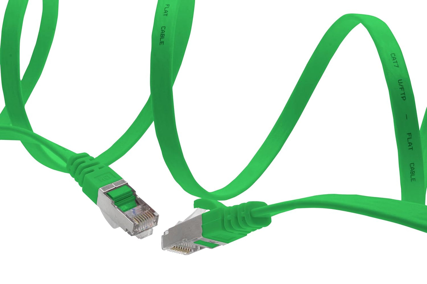 Cat7 Flat Ethernet Cable 0.25m Blue – 10 pcs