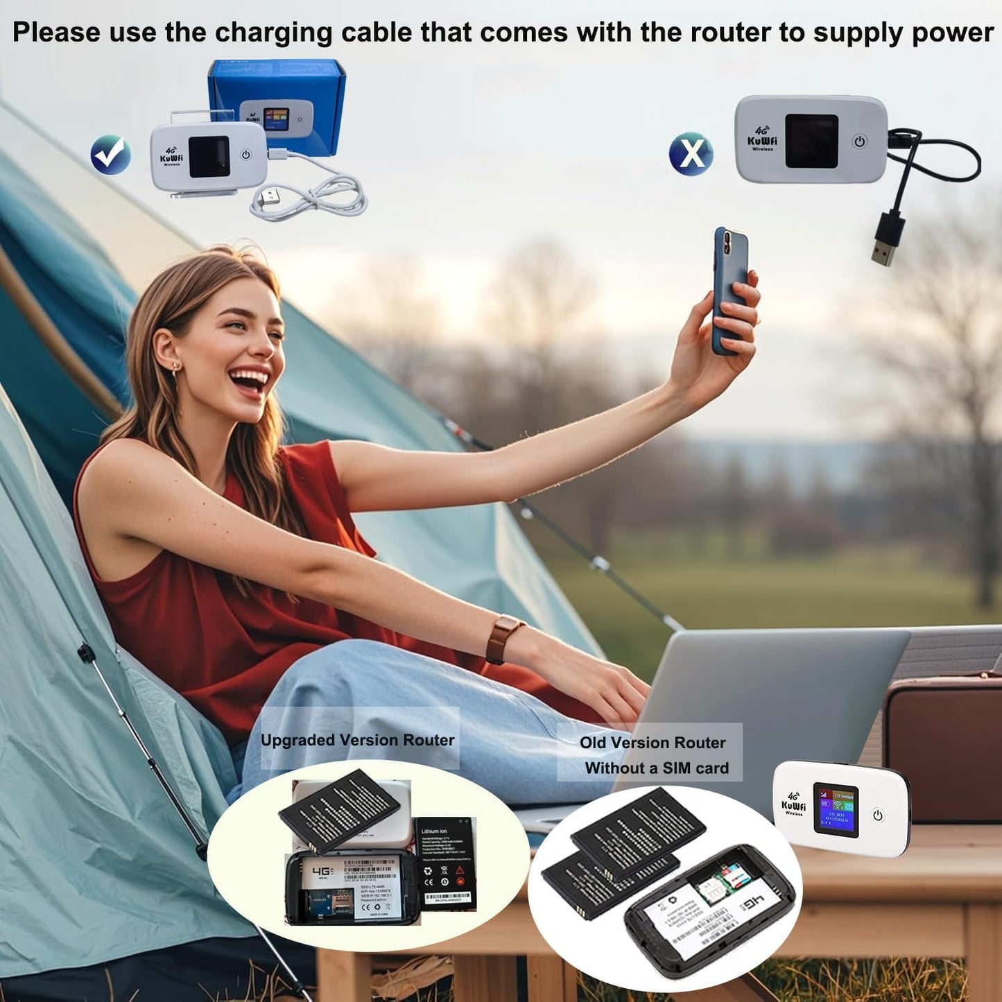 KuWFi 4G Mobile WiFi Router