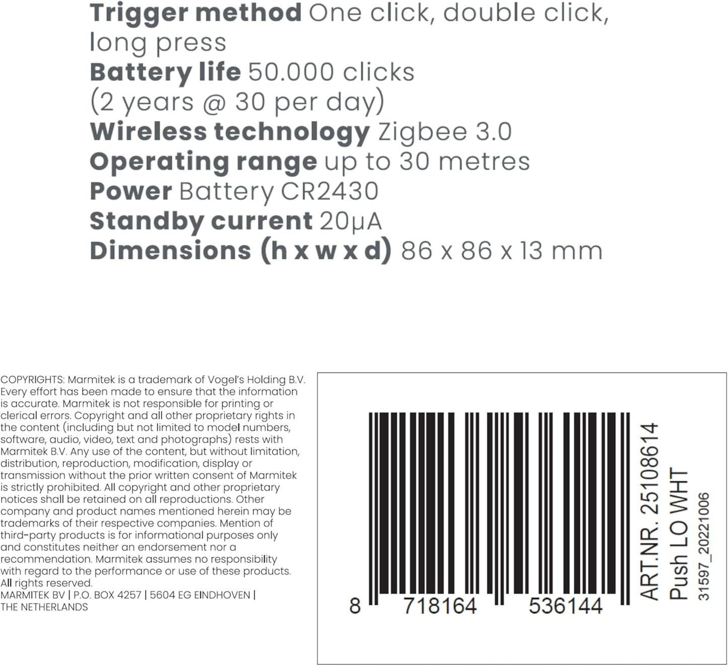 Marmitek Zigbee Double Switch
