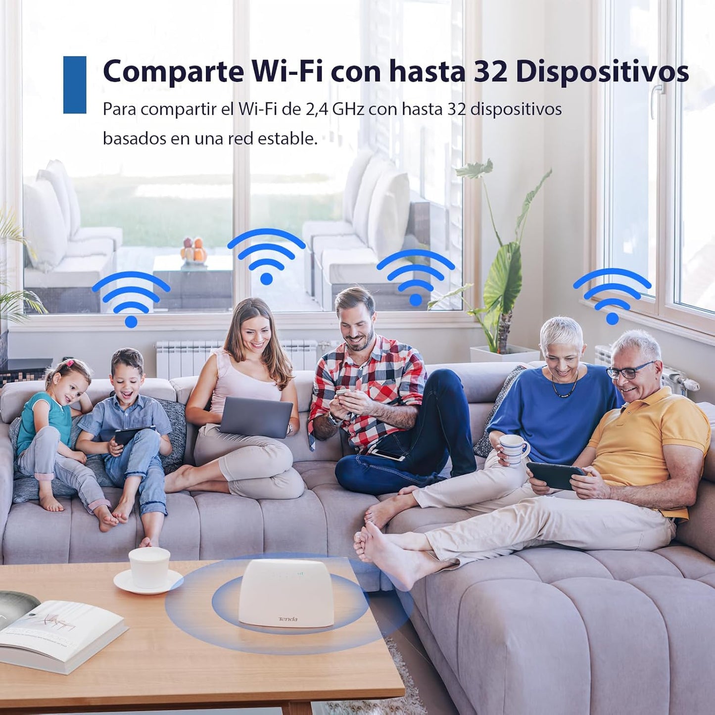 Tenda N300 Wi-Fi 4G LTE Router