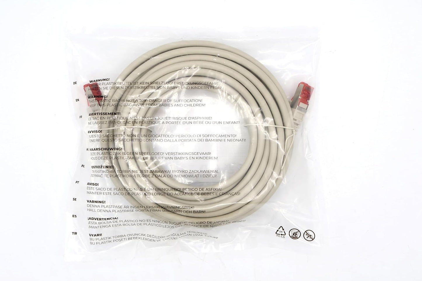 5m CAT6a S-FTP Network Cable Black – 10Gbps