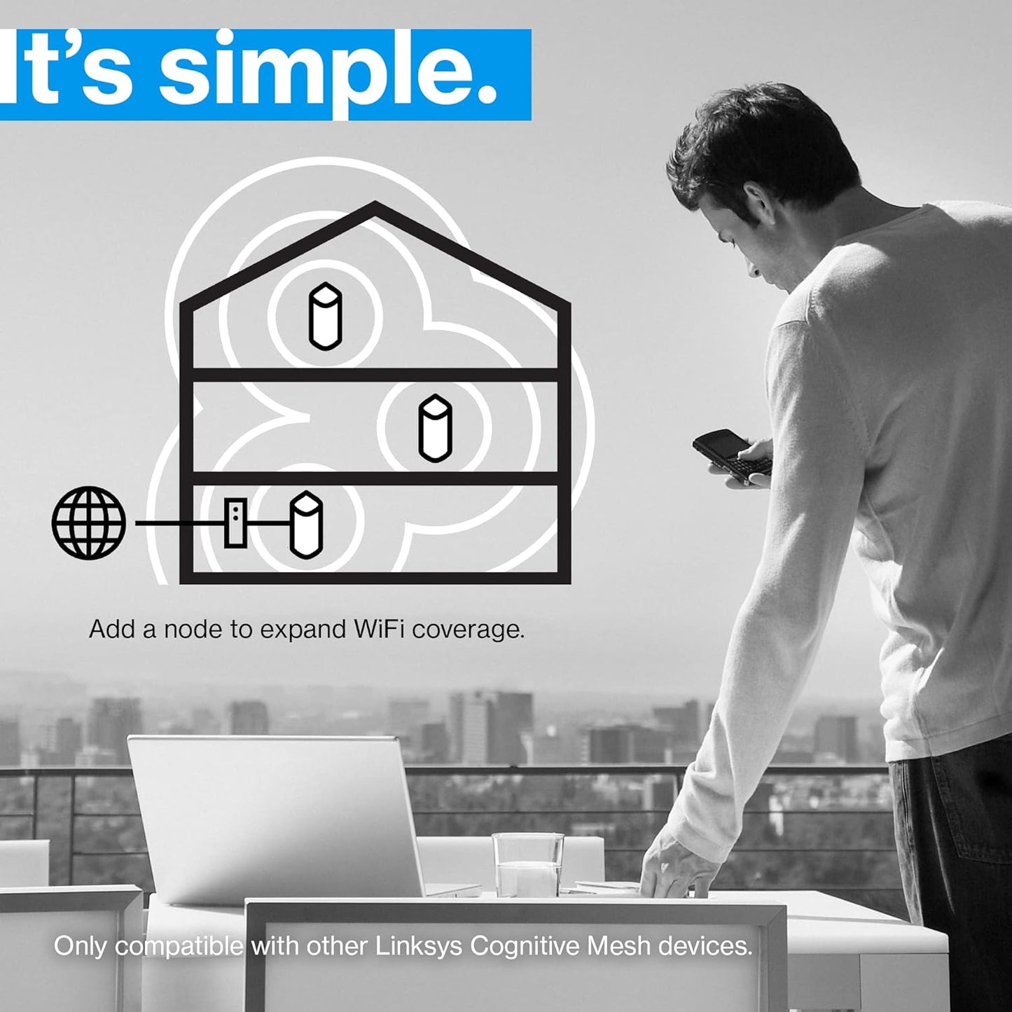 Linksys Velop Pro 7 Mesh WiFi 7 – 3-Pack