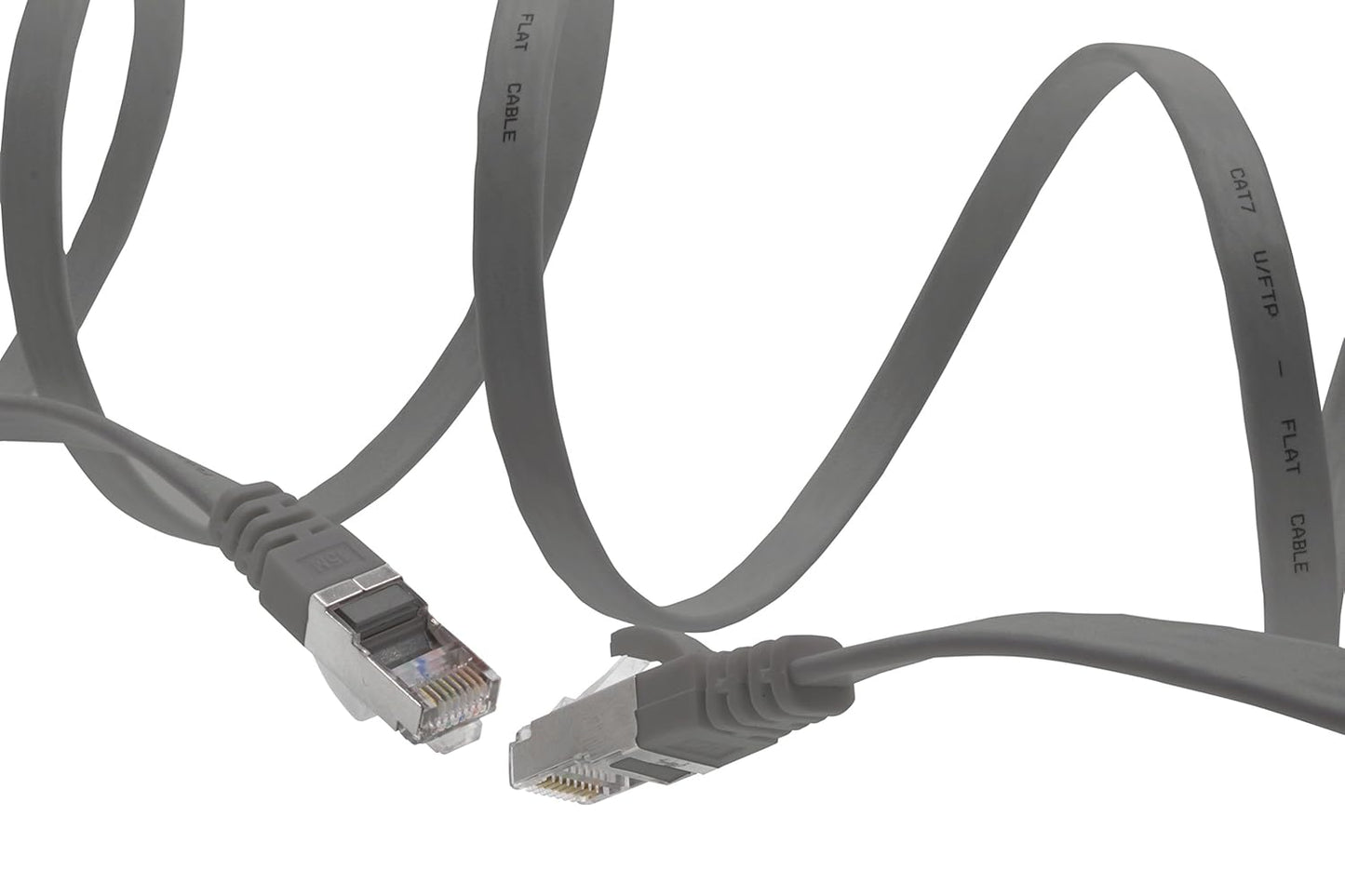 Cat7 Flat Ethernet Cable 0.25m Blue – 10 pcs