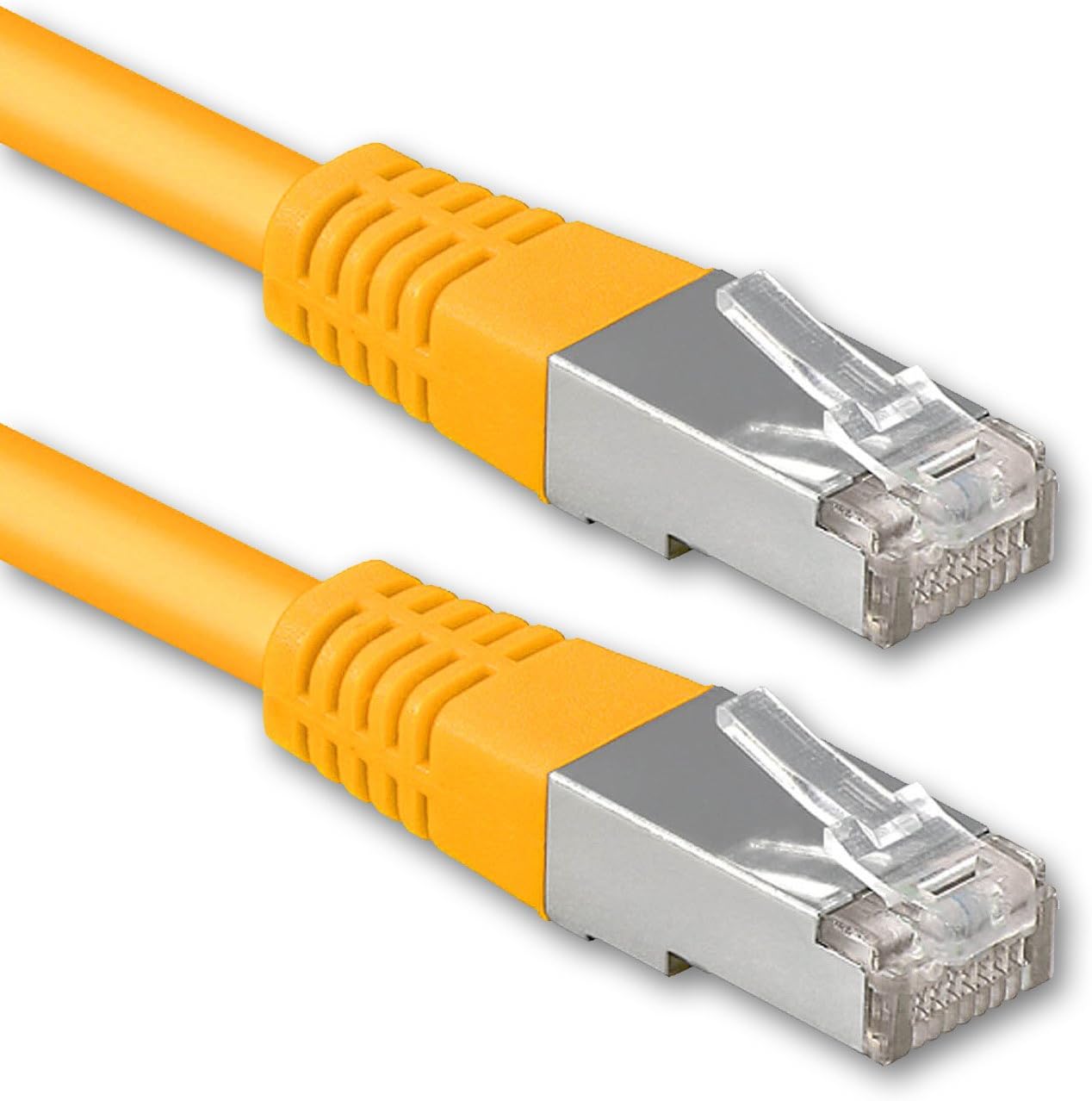 Cat6 Ethernet Cable 0.5m Yellow – 10 pcs