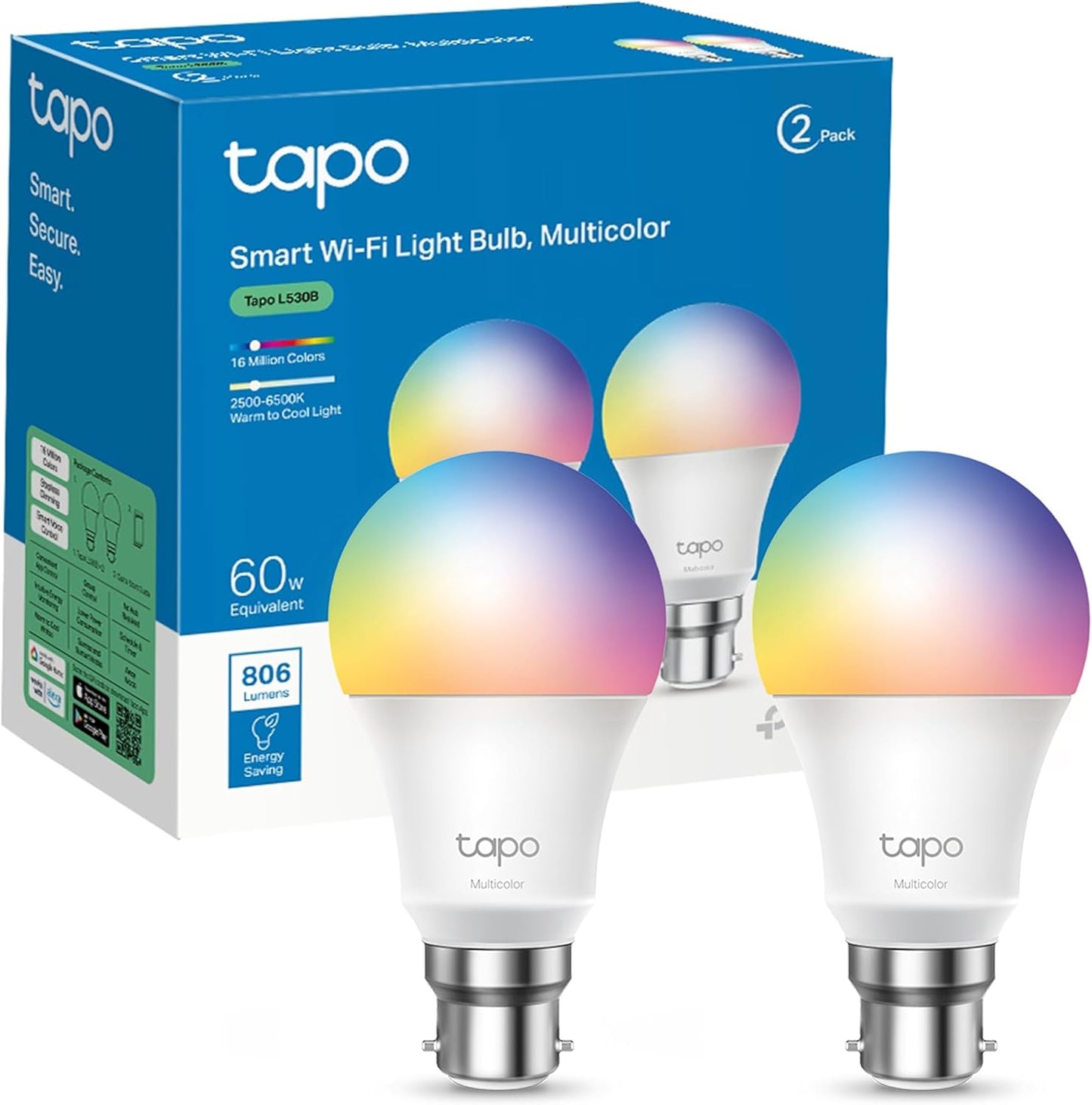 Tapo Multicolor Wi-Fi Bulb B22