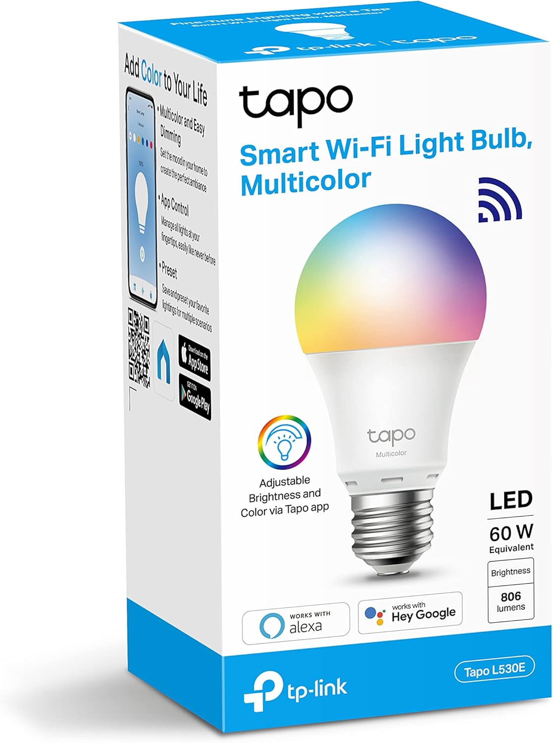 Tapo Multicolor Wi-Fi Bulb B22