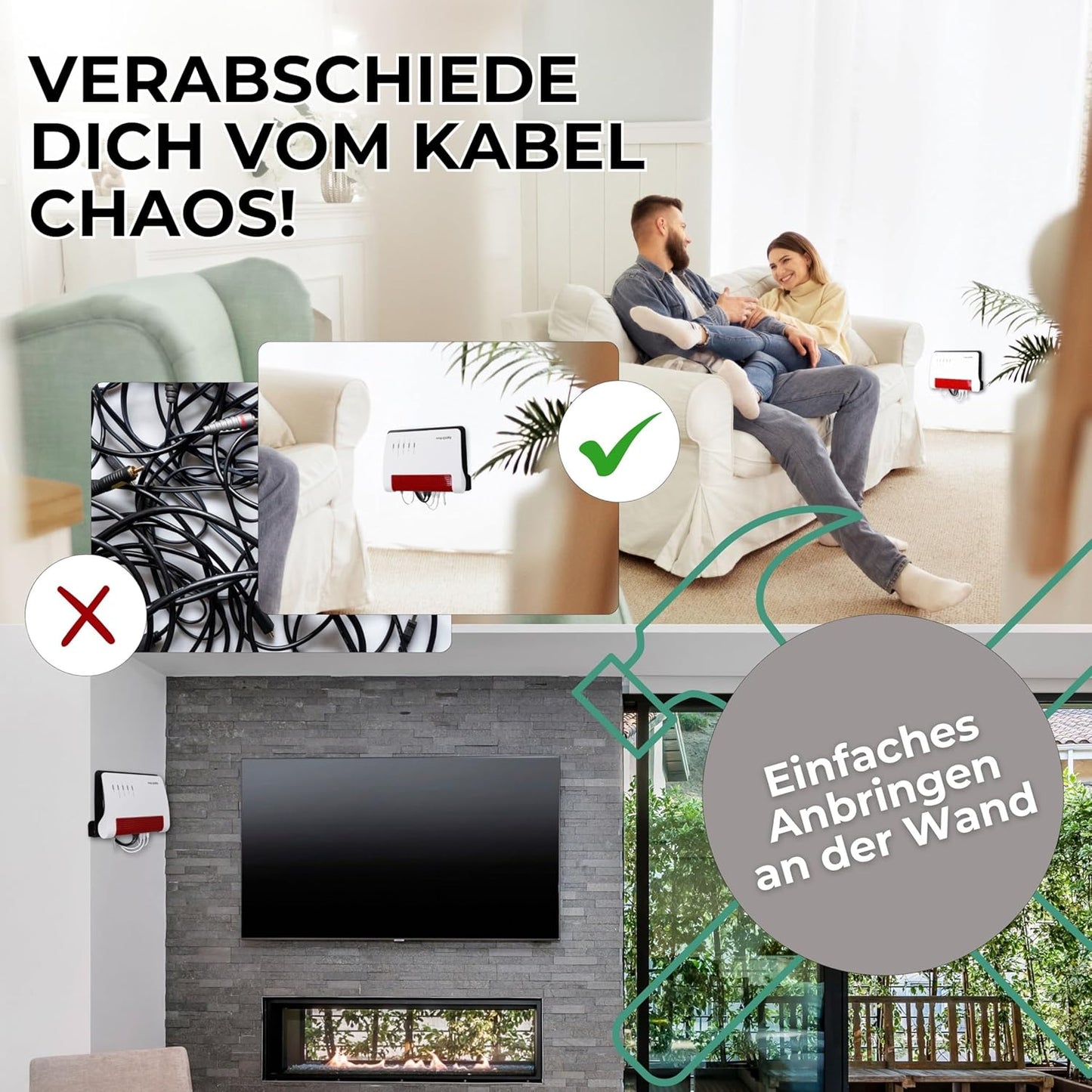 FRITZ!Box Wall Mount by foto-kontor