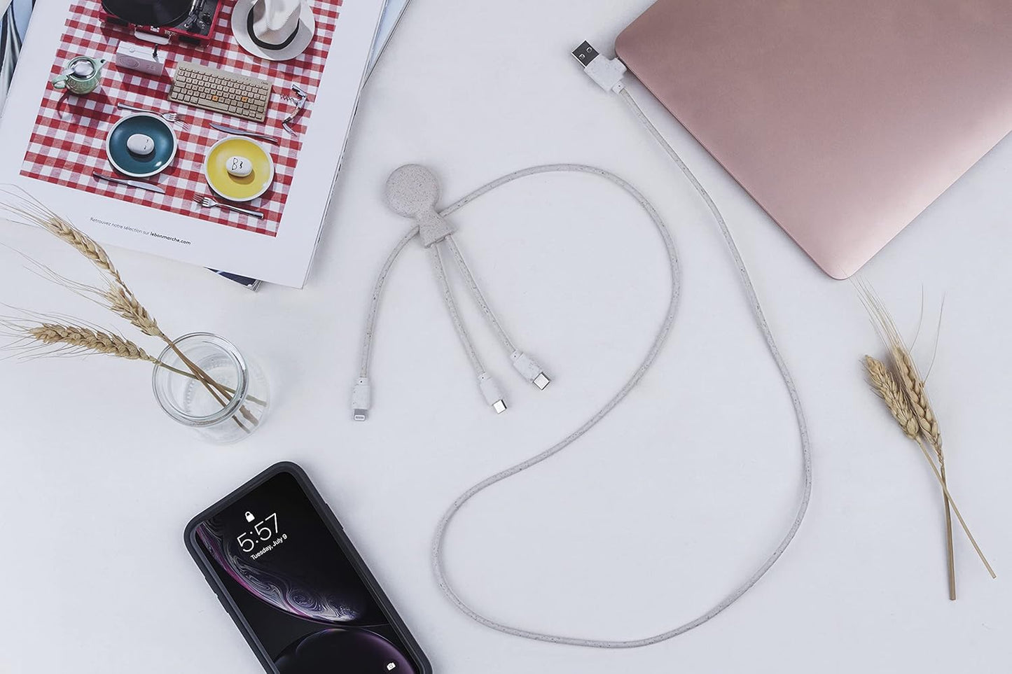 Xoopar Mr Bio 1m Multi-USB Cable Blue