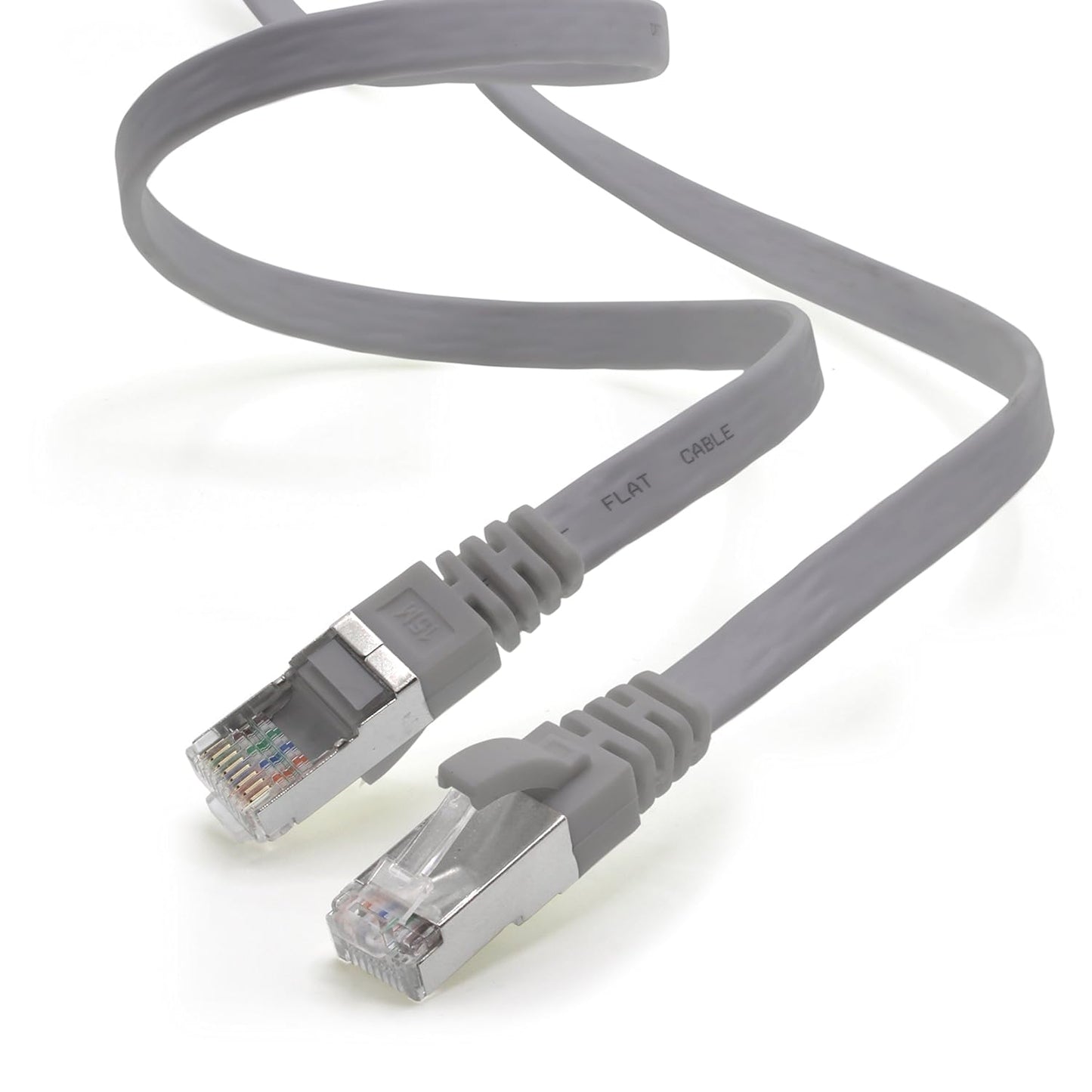 Cat7 Flat Ethernet Cable 0.25m Blue – 10 pcs