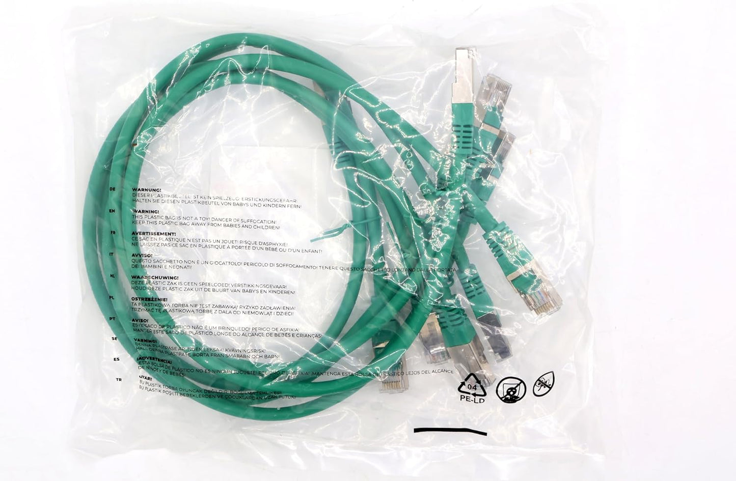 Cat6 Ethernet Cable 0.5m Yellow – 10 pcs