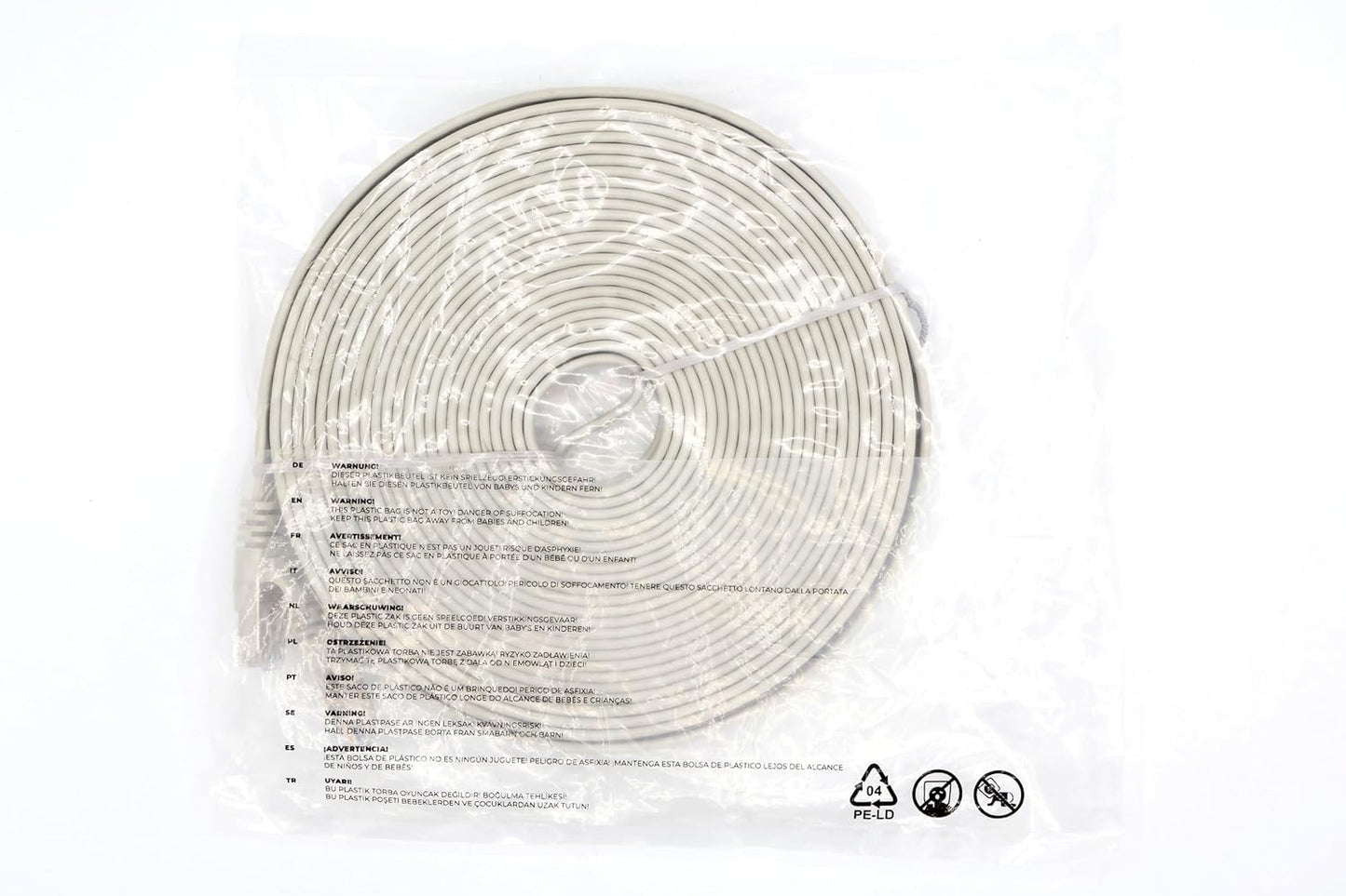 Cat7 Flat Ethernet Cable 7.5m Red