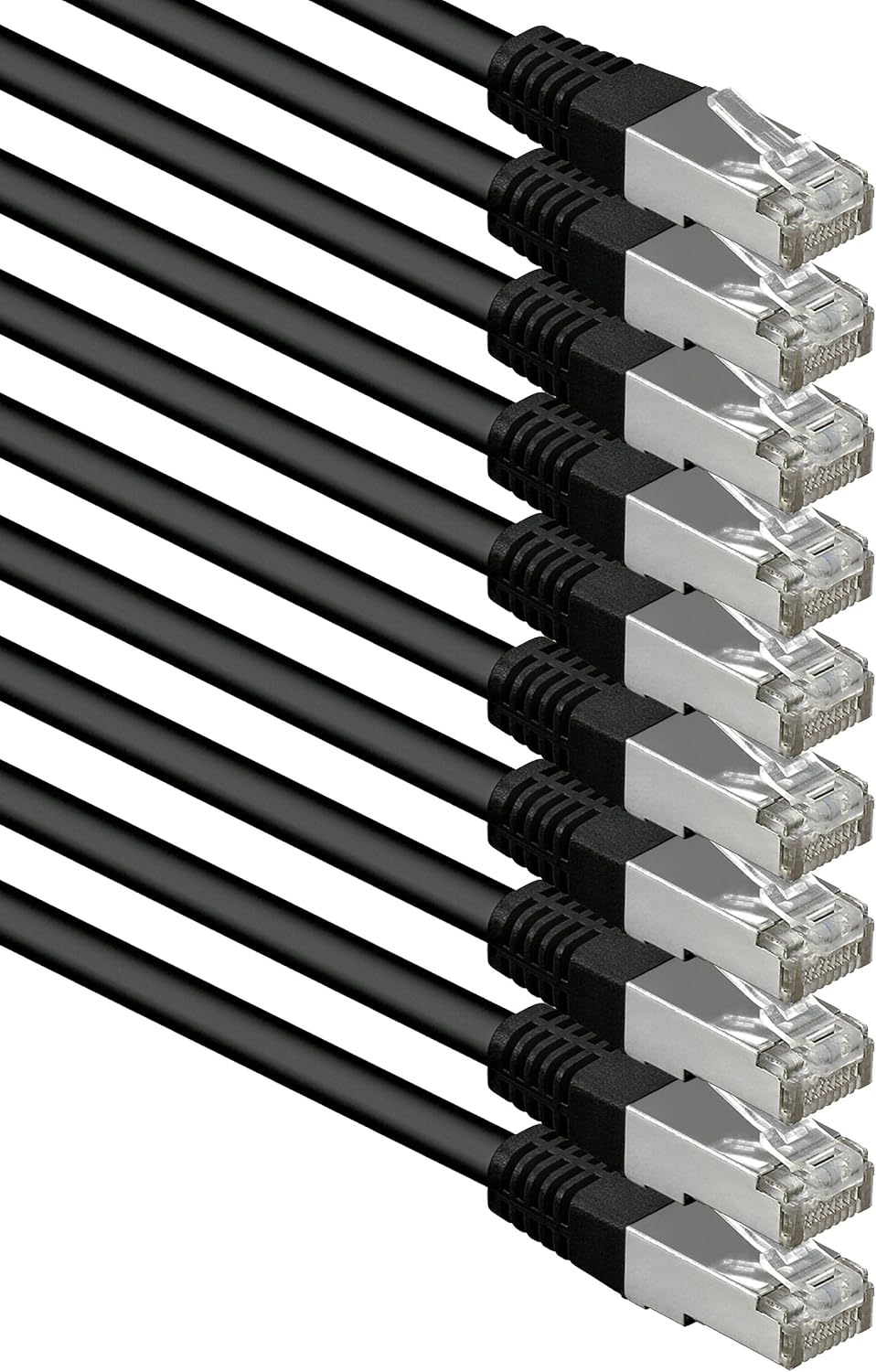 Cat6 Ethernet Cable 0.5m Yellow – 10 pcs