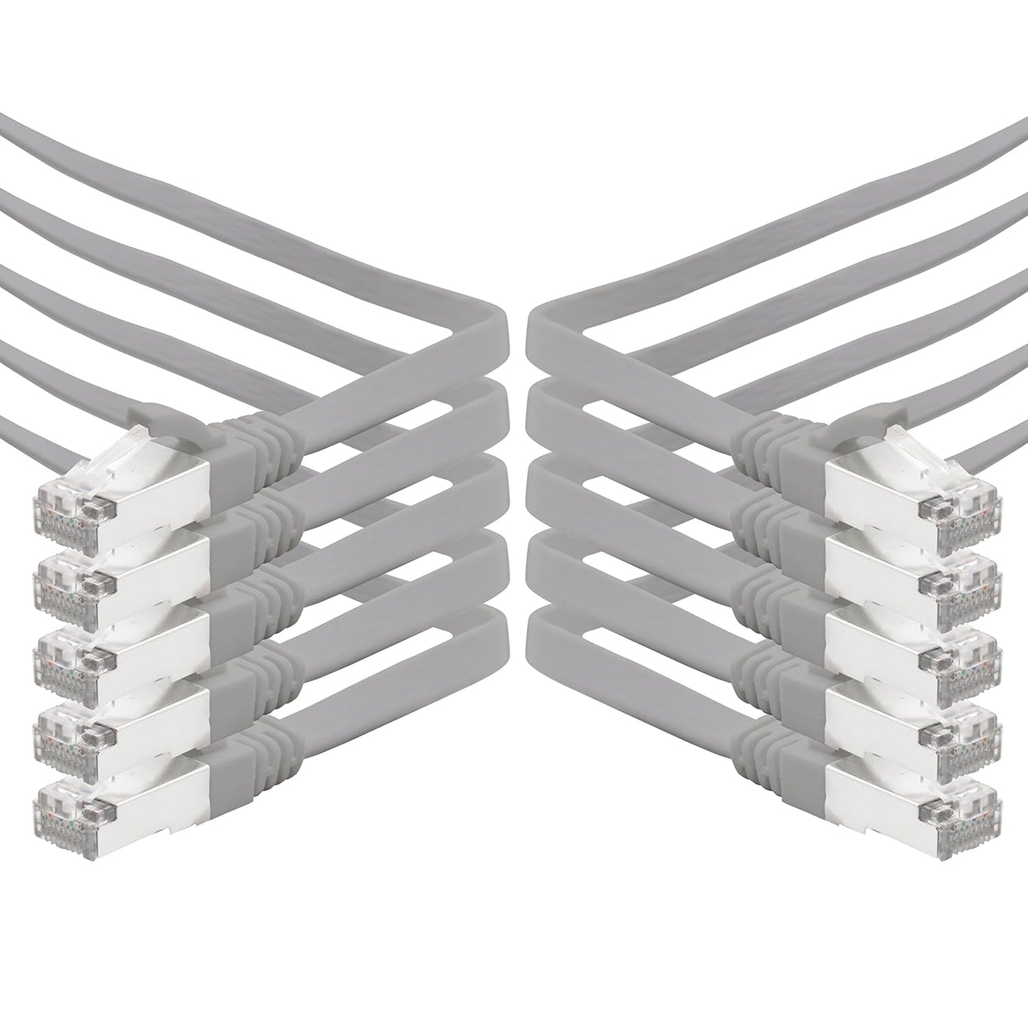 Cat7 Flat Ethernet Cable 7.5m Red