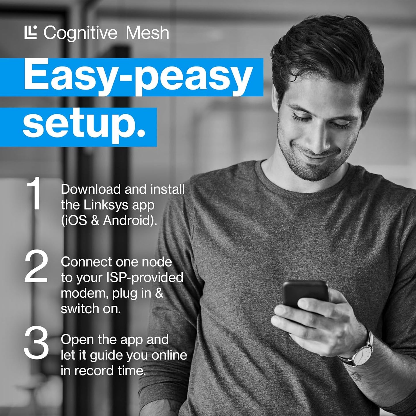 Linksys Velop Pro 7 Mesh WiFi 7 – 3-Pack