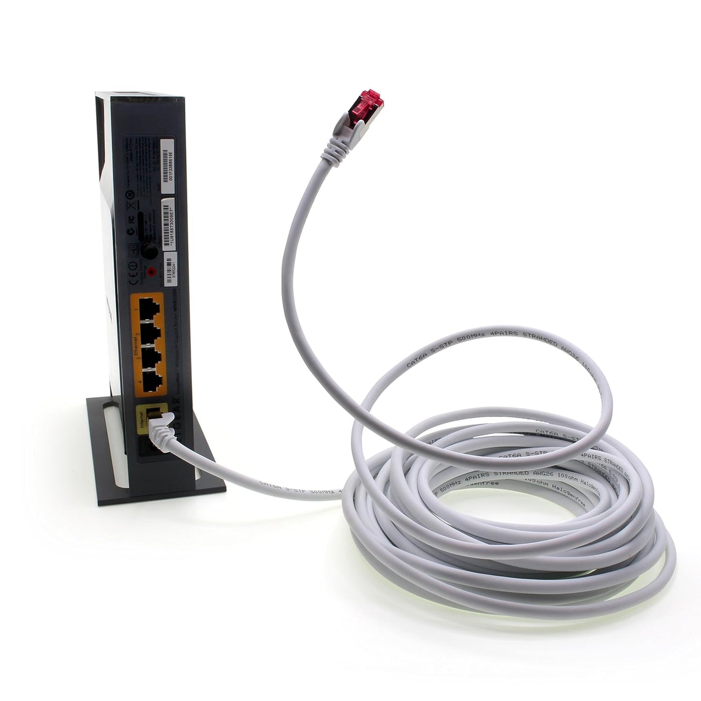 5m CAT6a S-FTP Network Cable Black – 10Gbps