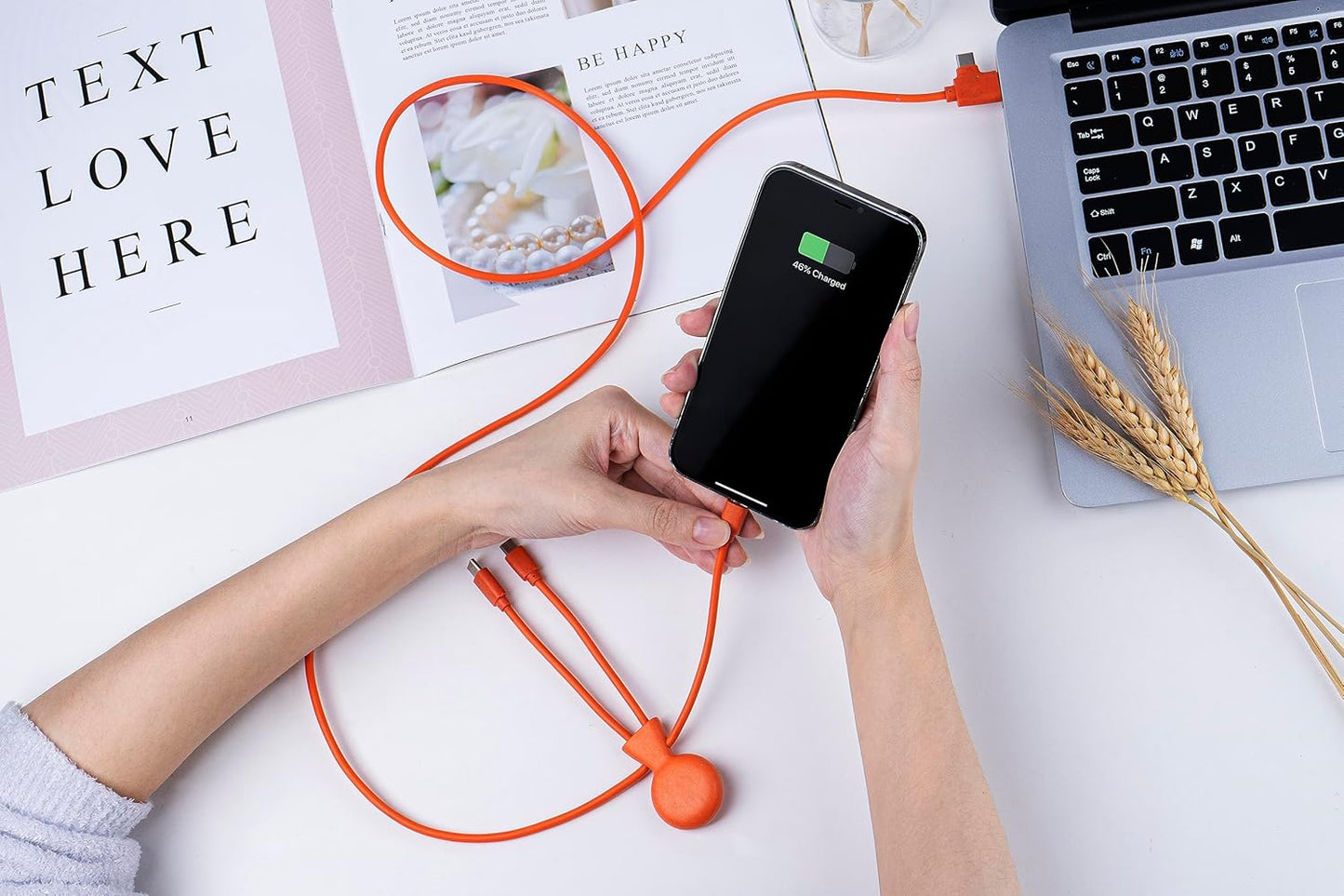 Xoopar Mr Bio 1m Multi-USB Cable Blue