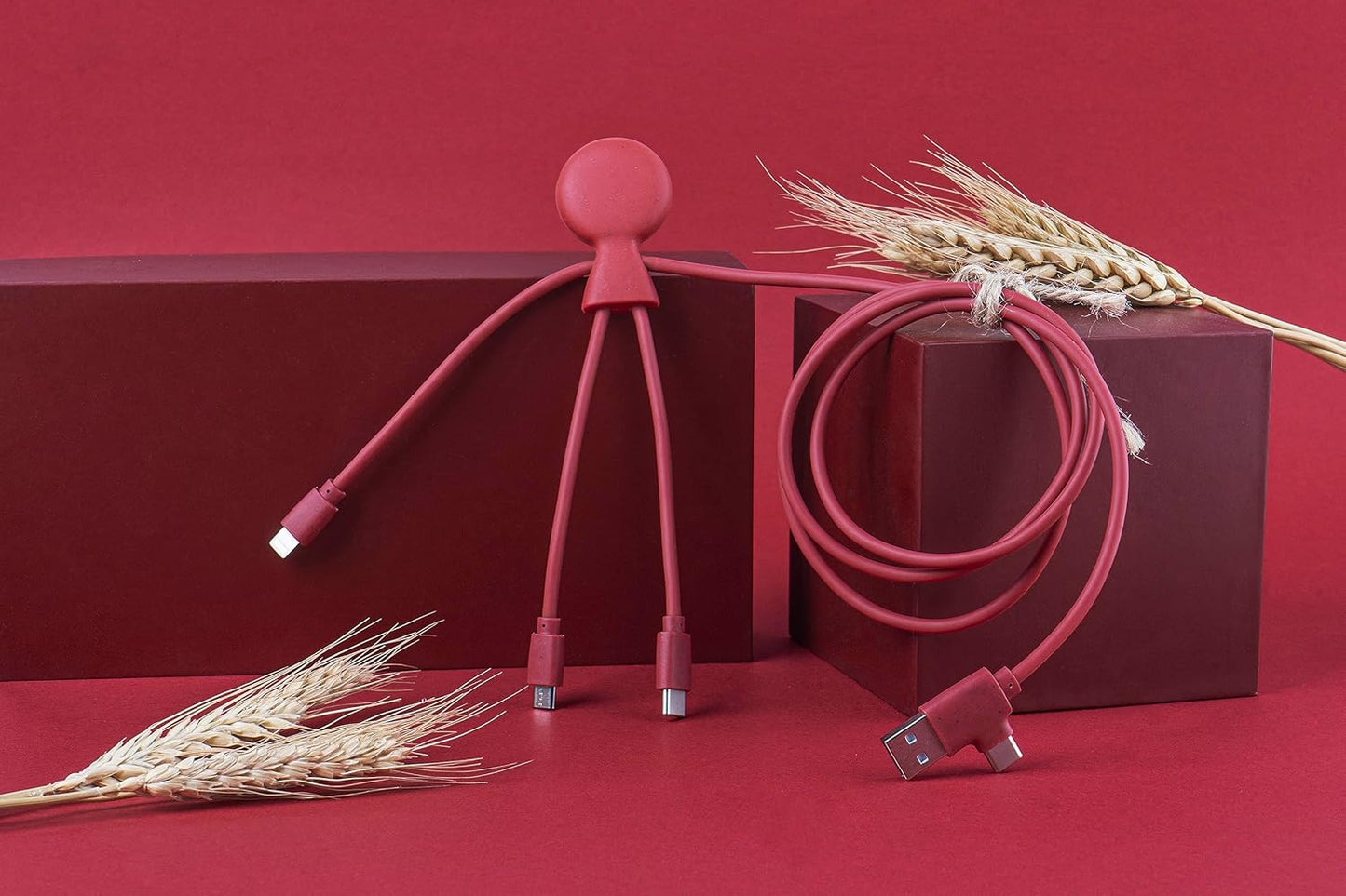 Xoopar Mr Bio 1m Multi-USB Cable Blue