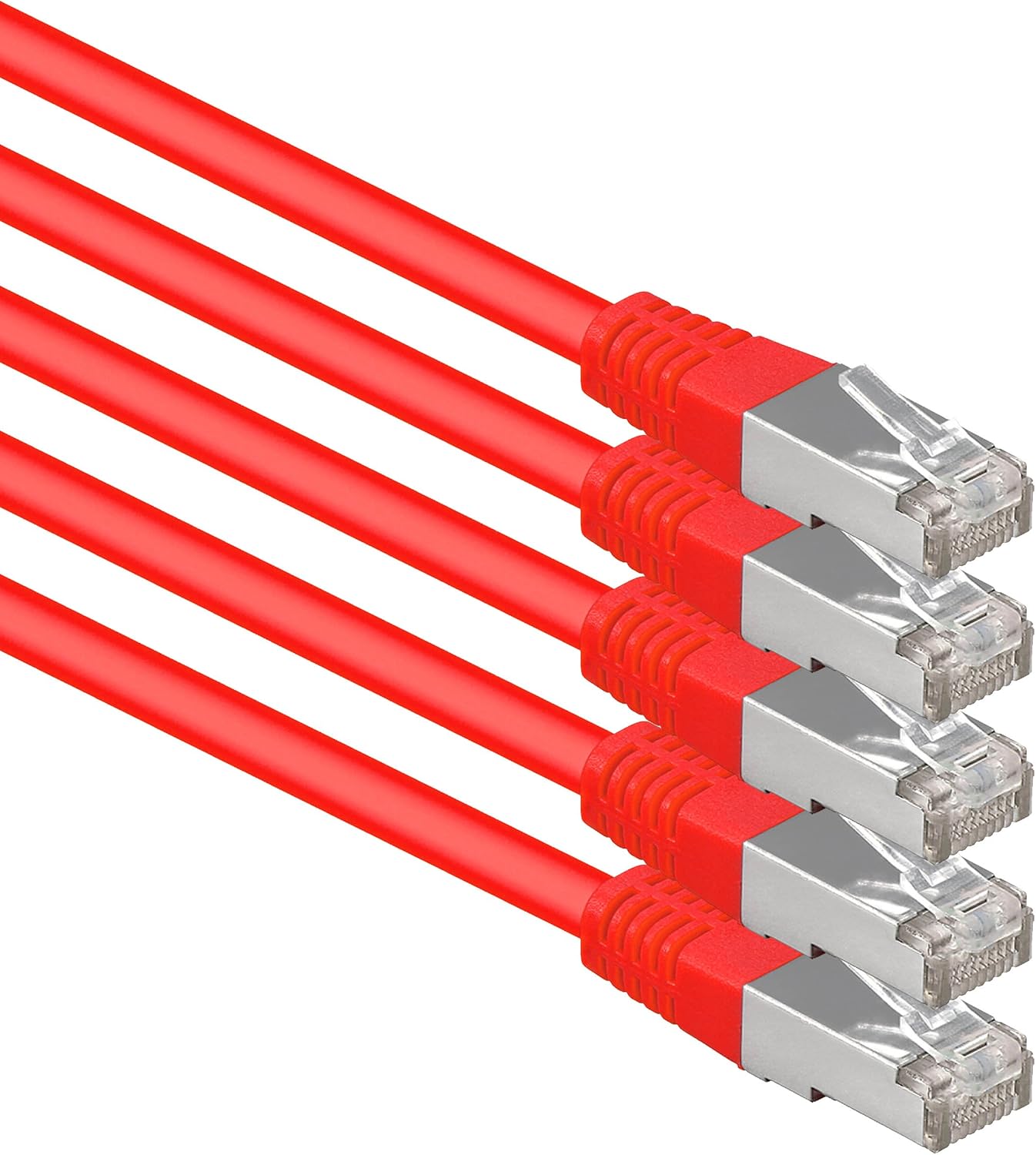 Cat6 Ethernet Cable 0.5m Yellow – 10 pcs