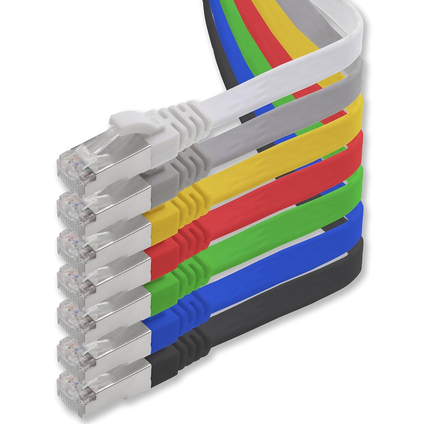 Cat7 Flat Ethernet Cable 7.5m Red