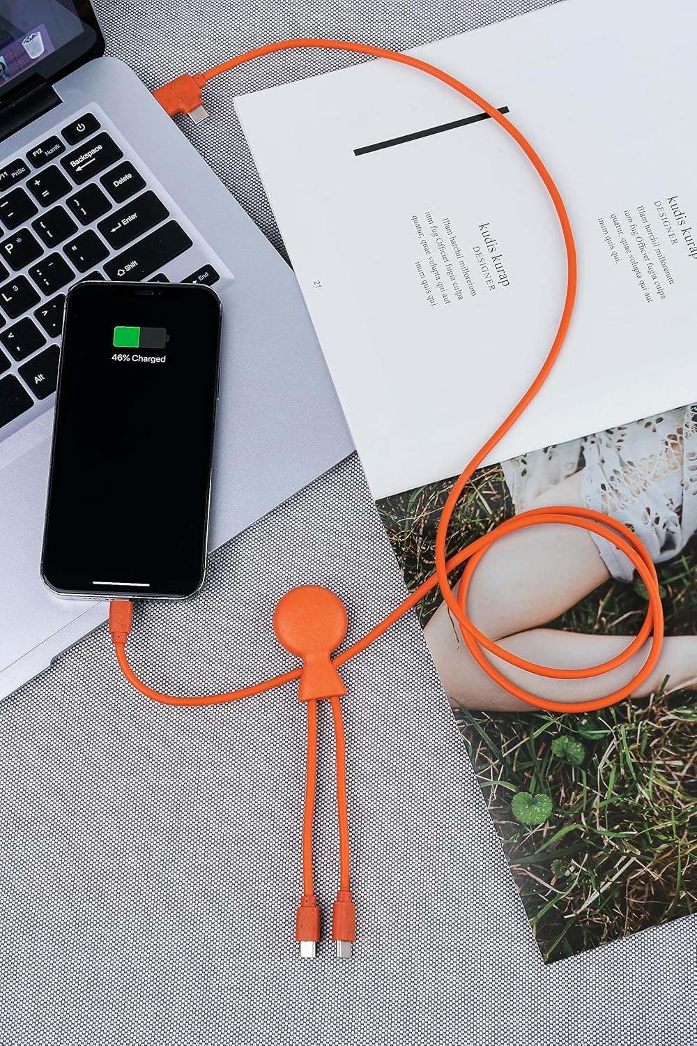 Xoopar Mr Bio 1m Multi-USB Cable Blue