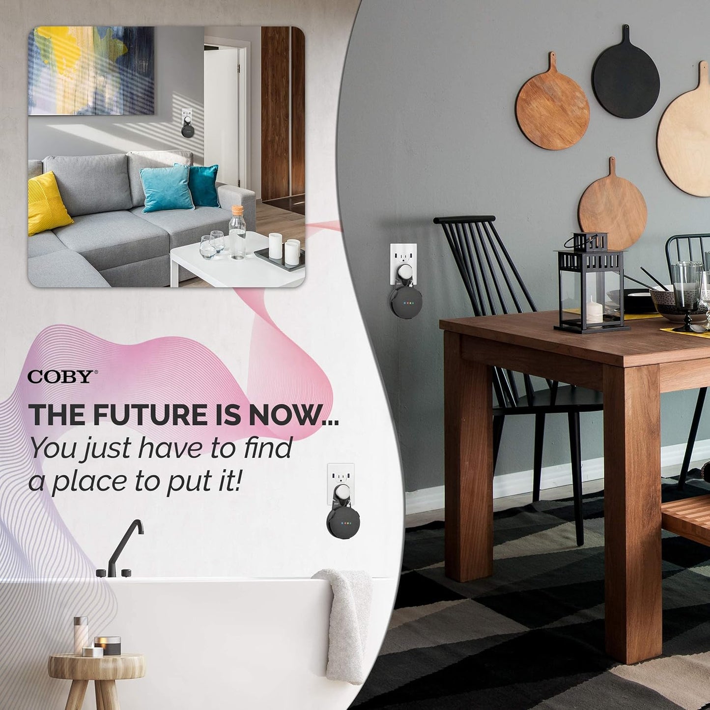 Coby Wall Mount for Google Home Mini