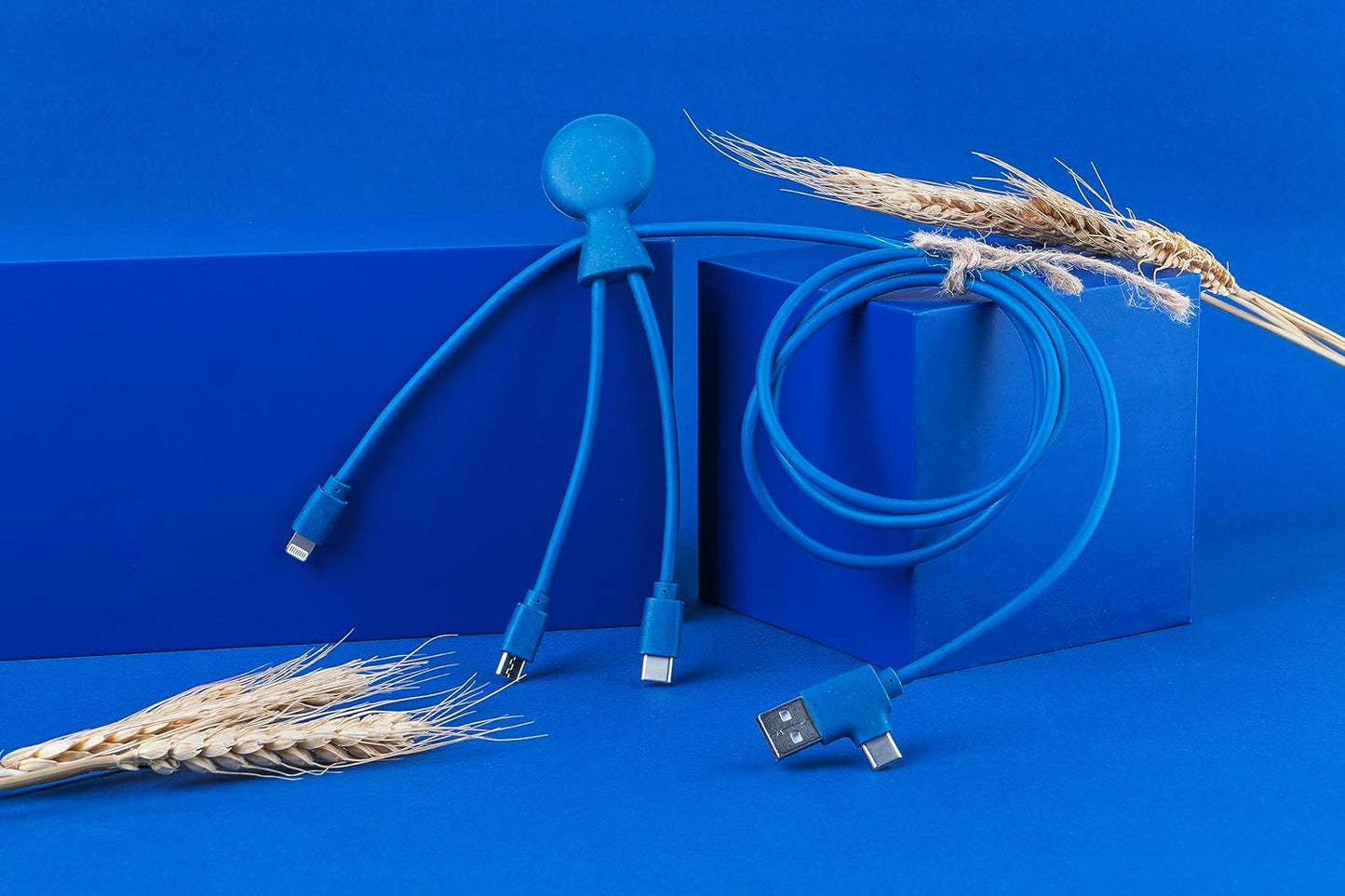 Xoopar Mr Bio 1m Multi-USB Cable Blue