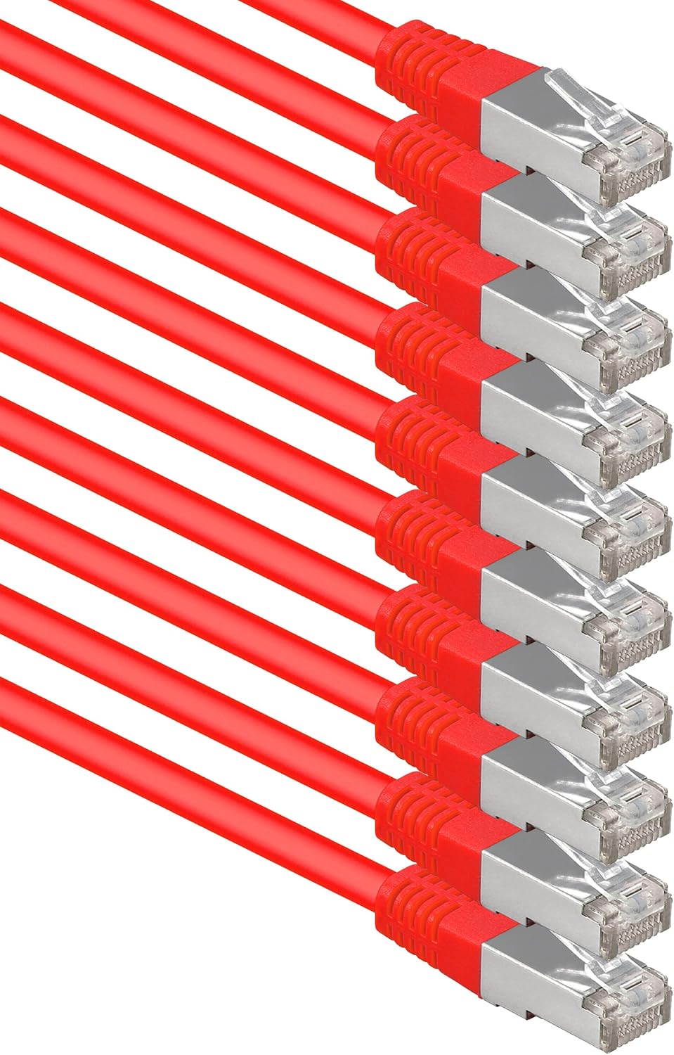 Cat6 Ethernet Cable 0.5m Yellow – 10 pcs