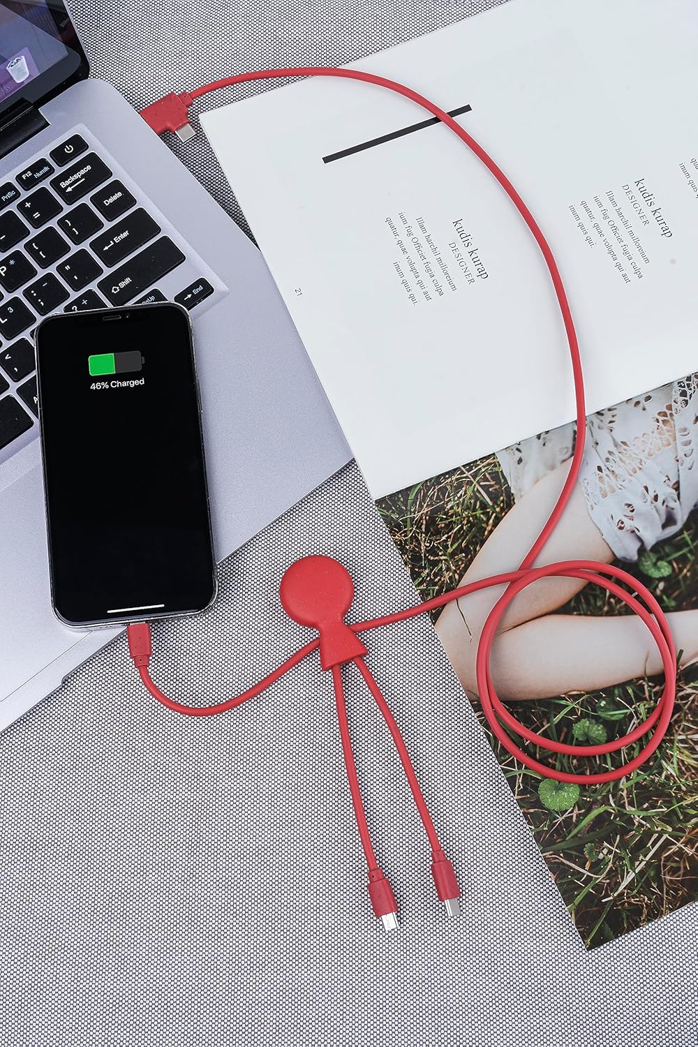 Xoopar Mr Bio 1m Multi-USB Cable Blue