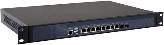 HUNSN 1U Firewall i3 8LAN 128GB