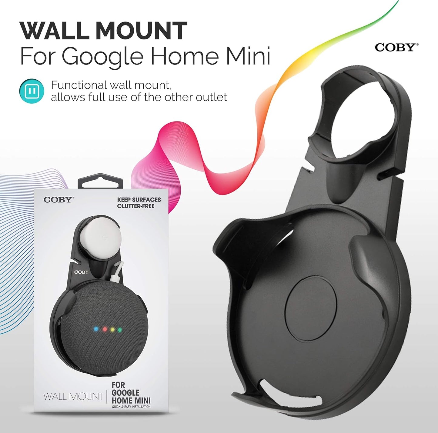 Coby Wall Mount for Google Home Mini