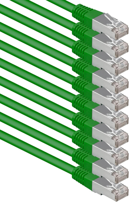 Cat6 Ethernet Cable 0.5m Yellow – 10 pcs