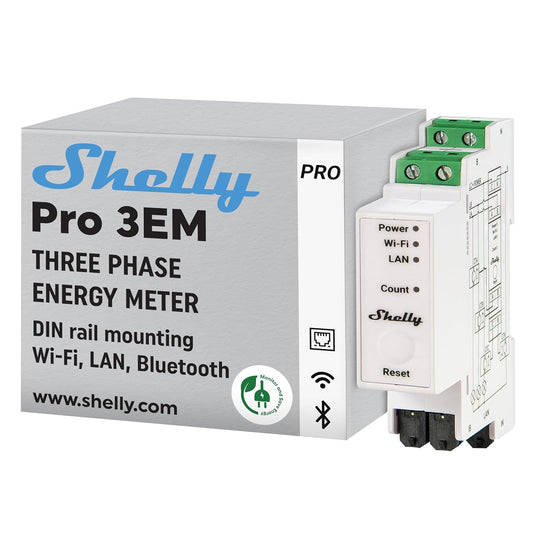 Shelly Pro 3EM Smart Energy Meter